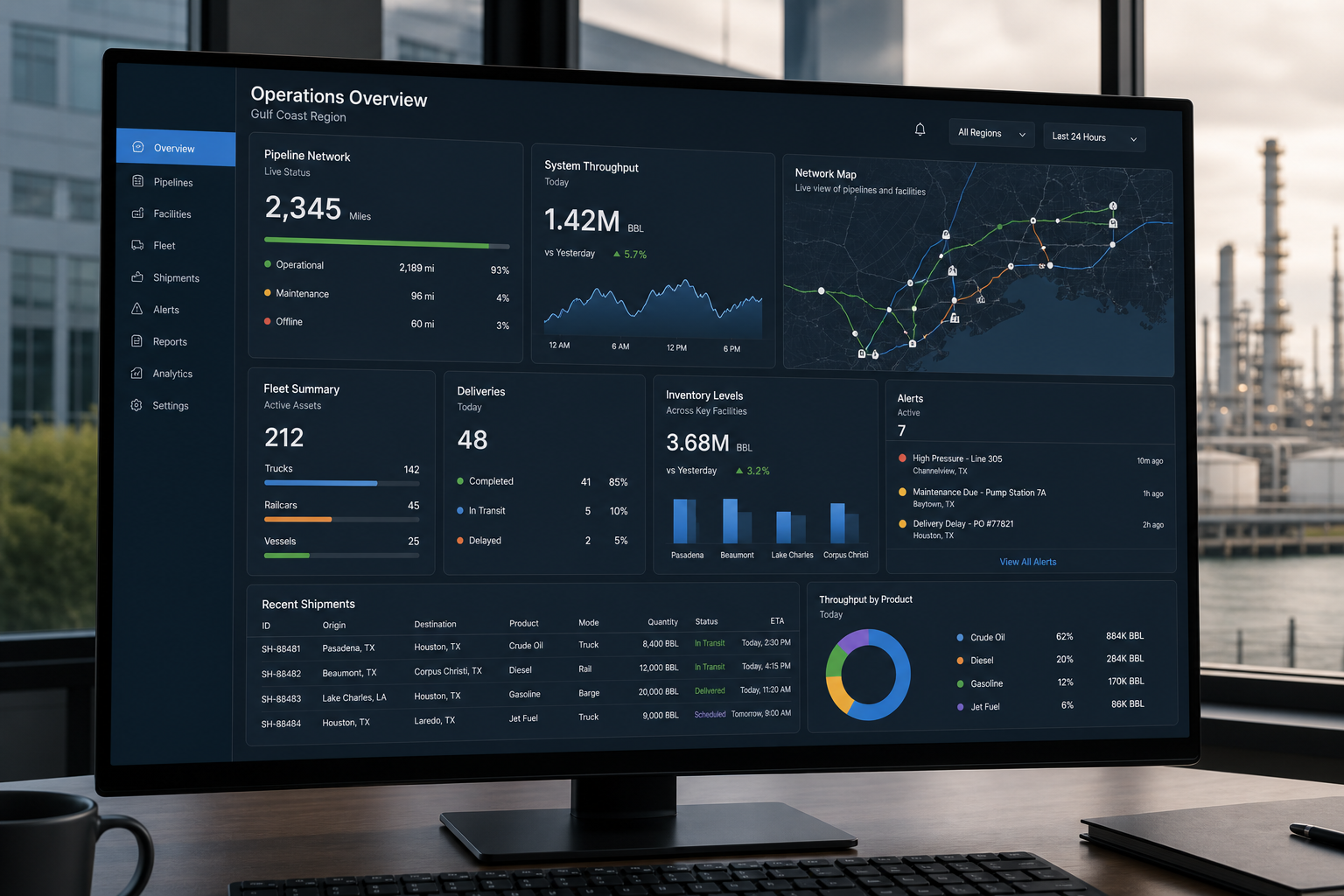 Houston custom software development for energy and logistics firms